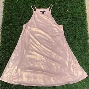 Forever 21 Rose Gold Shift Dress